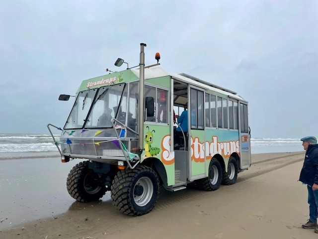 Met de strandrups naar Noordwijk