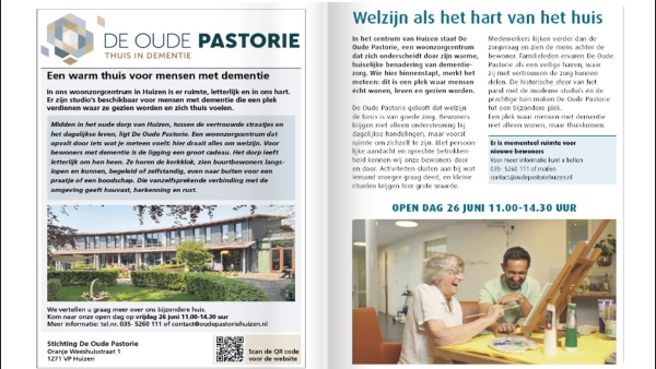 Open dag vrijdag 26 juni 